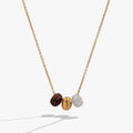 Coffee Bean 'Happiness, Wealth, Health' Engraved Pendant Necklace 1