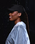 Black Waterproof Satin Lined Dad Hat 9