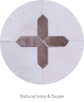 CROSSES – Geometric Luxury Leather Rug for Designers 8