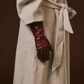 Camilla (xb) - Italian long leather winter gloves with luxurious cashmere lining 7