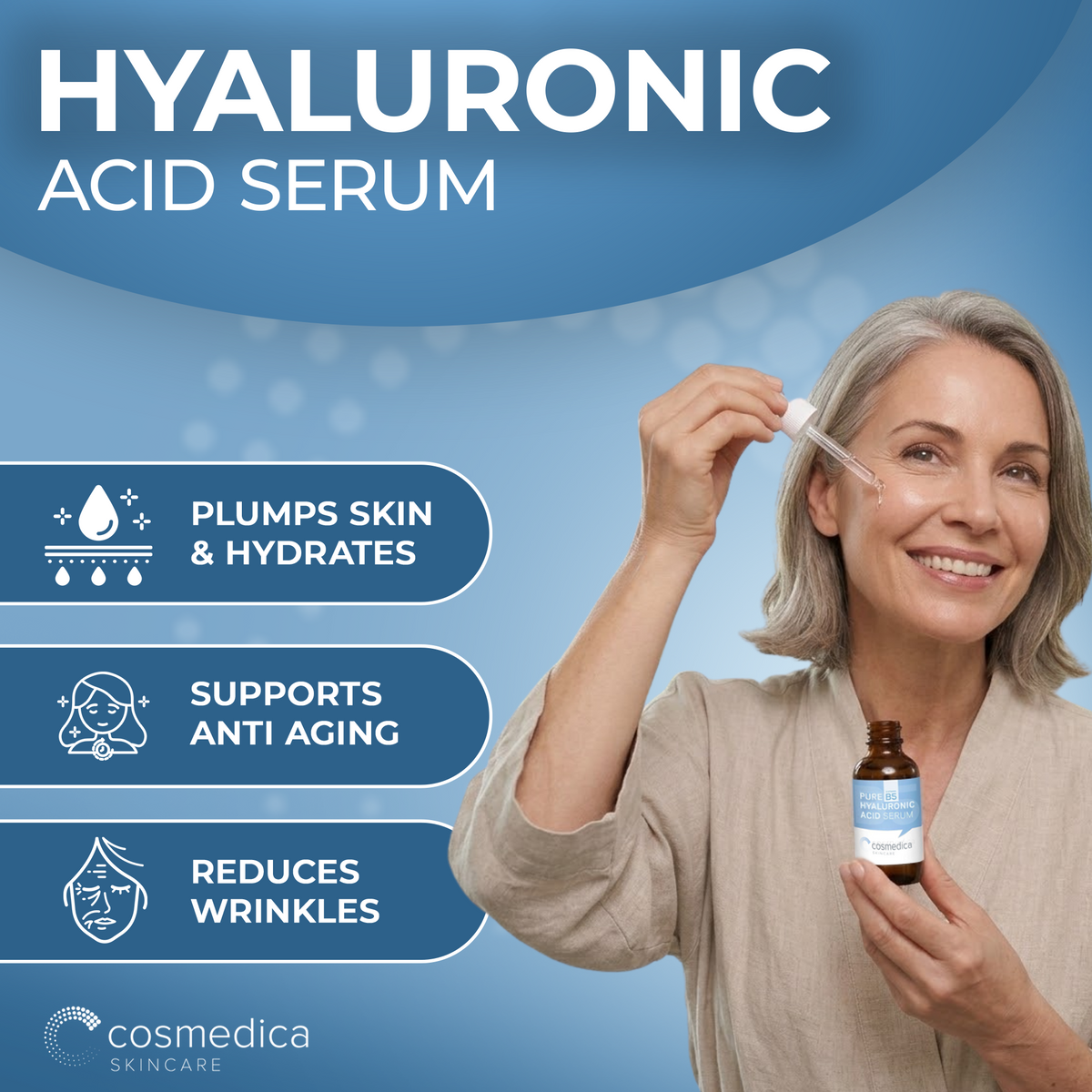 Hyaluronic Acid +Vitamin B5 Serum
