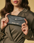 Carmina (black) - Italian calf leather women’s wallet 4