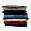 Milano (black) - Italian 100% cashmere ribbed beanie (unisex) 7