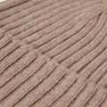 Milano (brown) - Italian 100% cashmere ribbed beanie (unisex) 3