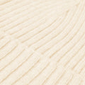 Milano (cream) - Italian 100% cashmere ribbed beanie (unisex) 4
