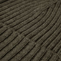Milano (dark green) - Italian 100% cashmere ribbed beanie (unisex) 3