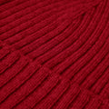 Milano (red) - Italian 100% cashmere ribbed beanie (unisex) 4
