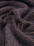 Riccardo (brown & blue) - Italian cashmere scarf with pattern 5