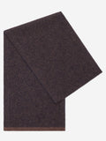 Riccardo (brown & blue) - Italian cashmere scarf with pattern 1