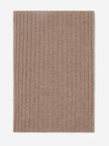 Napoli (brown) - Italian 100% cashmere ribbed scarf (unisex) 3