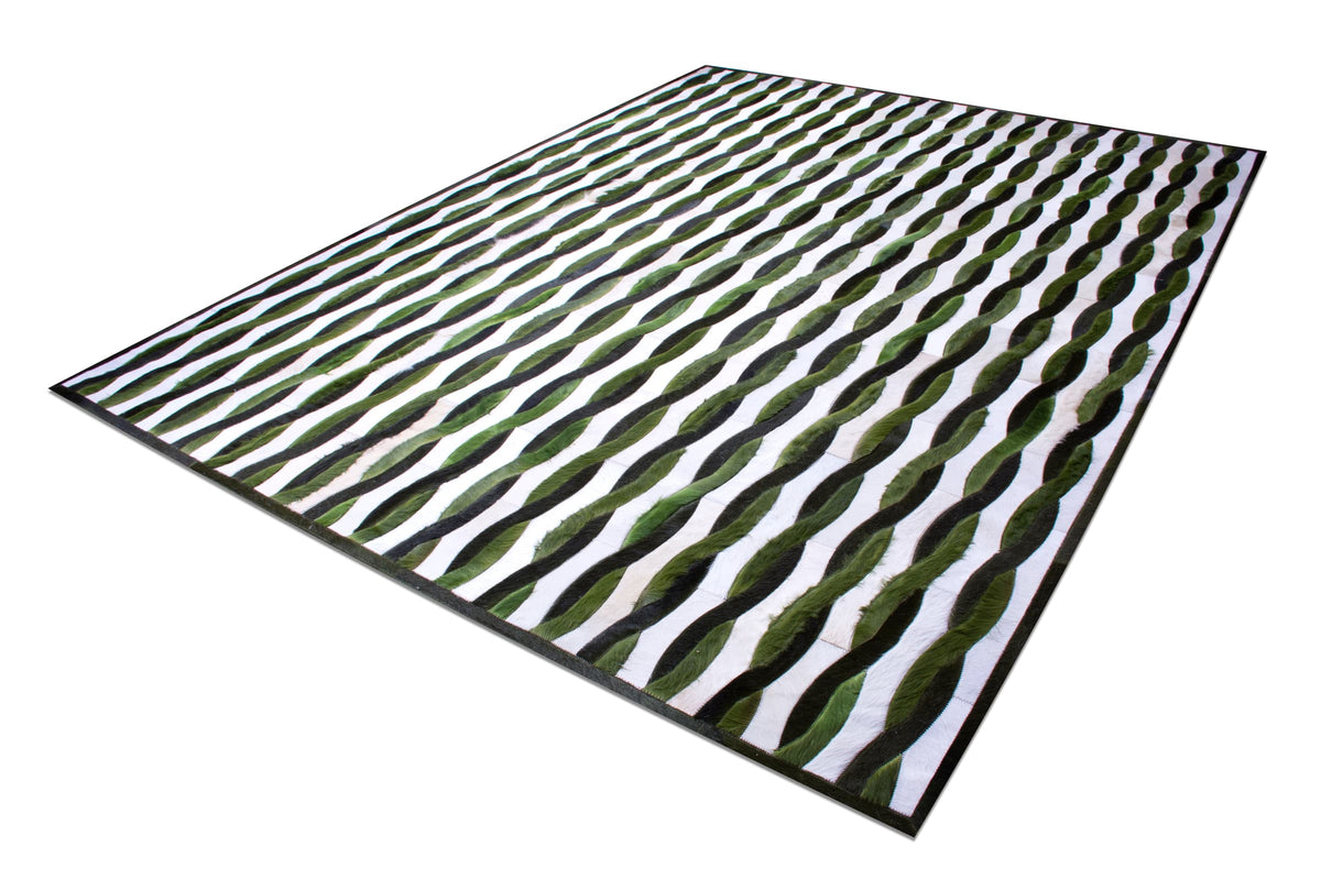CHAINS - Custom Cowhide Rug for Designers