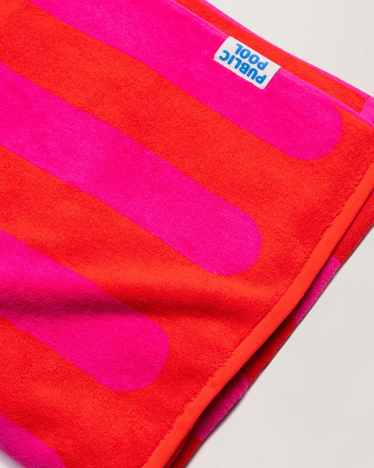 Classic Cabana Towel — Cherry Ice