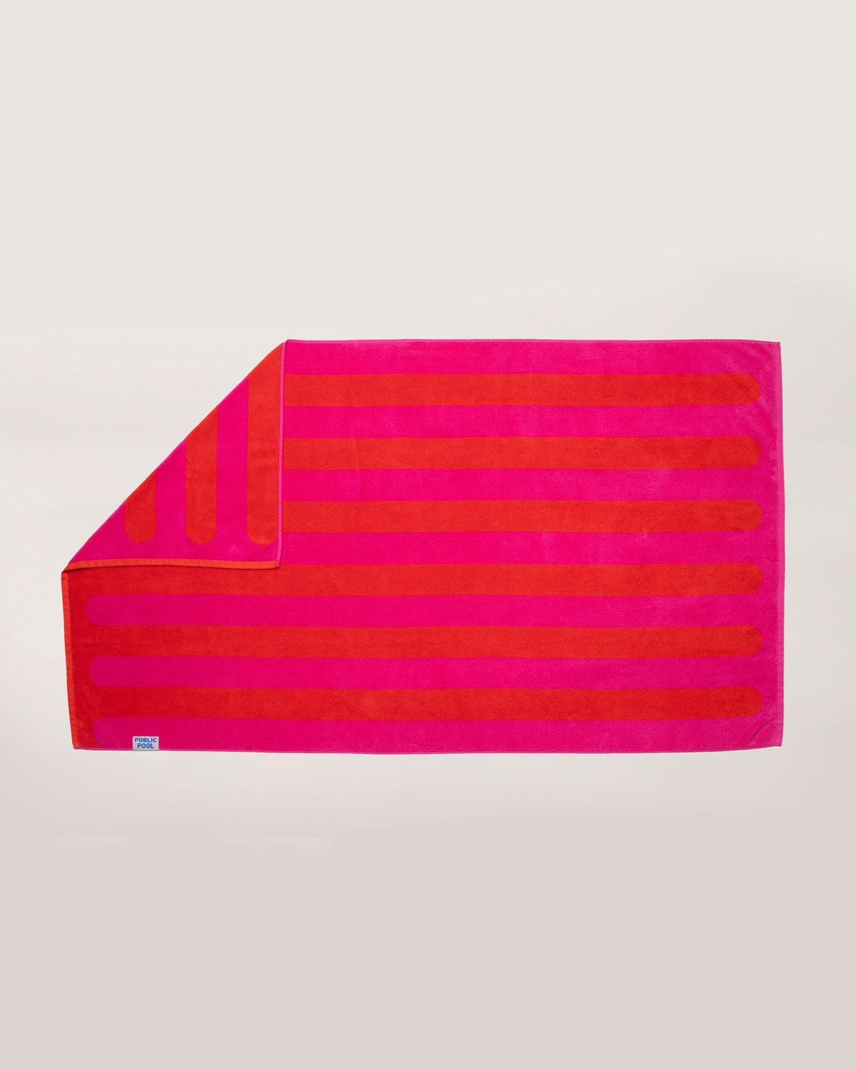 Classic Cabana Towel — Cherry Ice