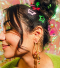 Lasso Rope Rounded Huggie Hoop Earrings 2