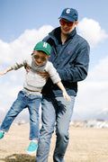 Hunter Green Letter Baseball Hat 7