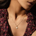 Emerging Beauty Lotus Pendant Necklace 2