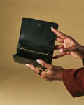 Costanza (black) - Italian calf leather women’s wallet 2