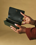 Costanza (green) - Italian calf leather women’s wallet 3