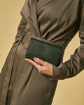 Costanza (green) - Italian calf leather women’s wallet 4