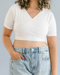 Cross Over Boyfriend Sleeve ( with pockets for insertable cups/nursing pads) 1
