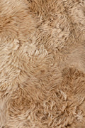LONG HAIR - Beige Camel Sheepskin Rug 3