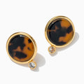 Oslo Earrings in Tortoise 1