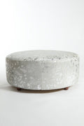 Round Cowhide Ottoman 6