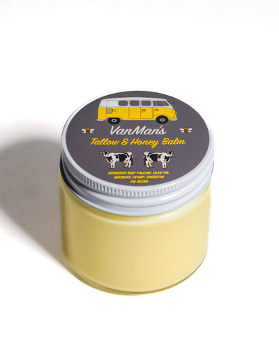 VanMan's Jumbo Tallow & Honey Balm - 6 oz, by VanMan