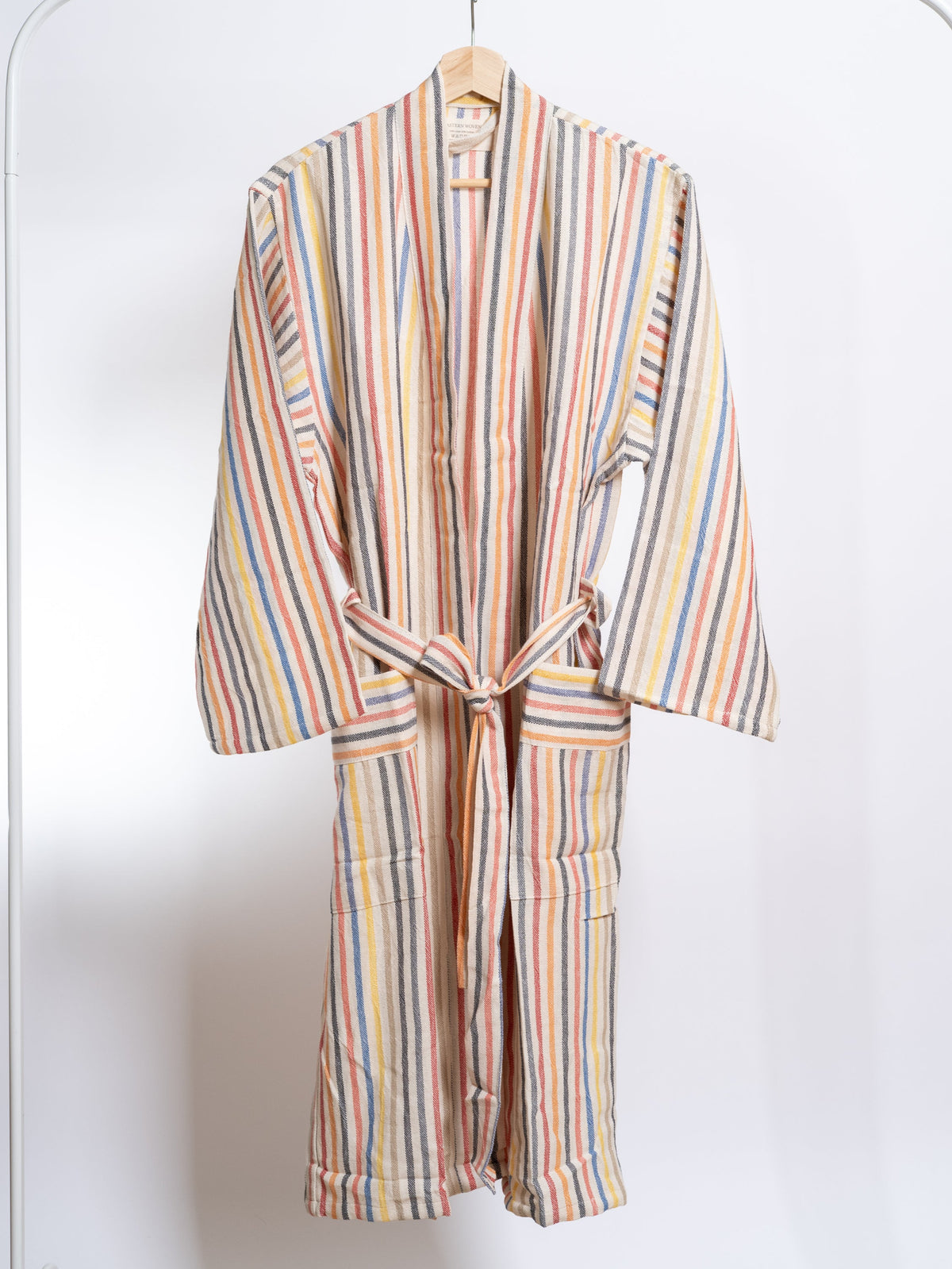 Rainbow Linen Cotton Robe