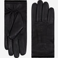 Daniel (black) – Goatskin leather gloves with warm wool lining and touchscreen function 1