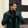 Daniel (black) – Goatskin leather gloves with warm wool lining and touchscreen function 8