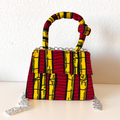 Asma Knot African Print Mini Bag 3