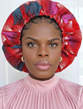 Duma Mbili Large Silk Lined Bonnet 4