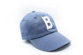 Dusty Blue Letter Baseball Hat 2