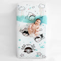 Dive In Organic Standard Size Crib Sheet 1