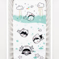 Dive In Organic Standard Size Crib Sheet 2