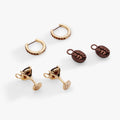 Espresso Martini Interchangeable Charm Huggie Hoop Set of 2 5