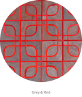 EYES – Geometric Cowhide Rug with Curved Motif 8