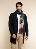 Edoardo (blue) - Soft and lightweight Italian scarf from 100% wool 7