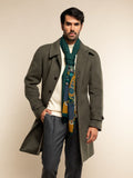 Edoardo (dark green) - Soft and lightweight Italian scarf from 100% wool 9