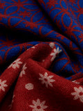 Andrea (red/blue) - Soft and lightweight Italian scarf from 100% wool 5