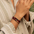 Highest Frequency Triple Protection Matte Onyx Bracelet 4