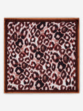 Bruna (brown/orange)- Soft and lightweight Italian foulard from pure silk 2