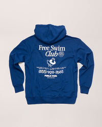 Swim Club Hoodie — Cobalt