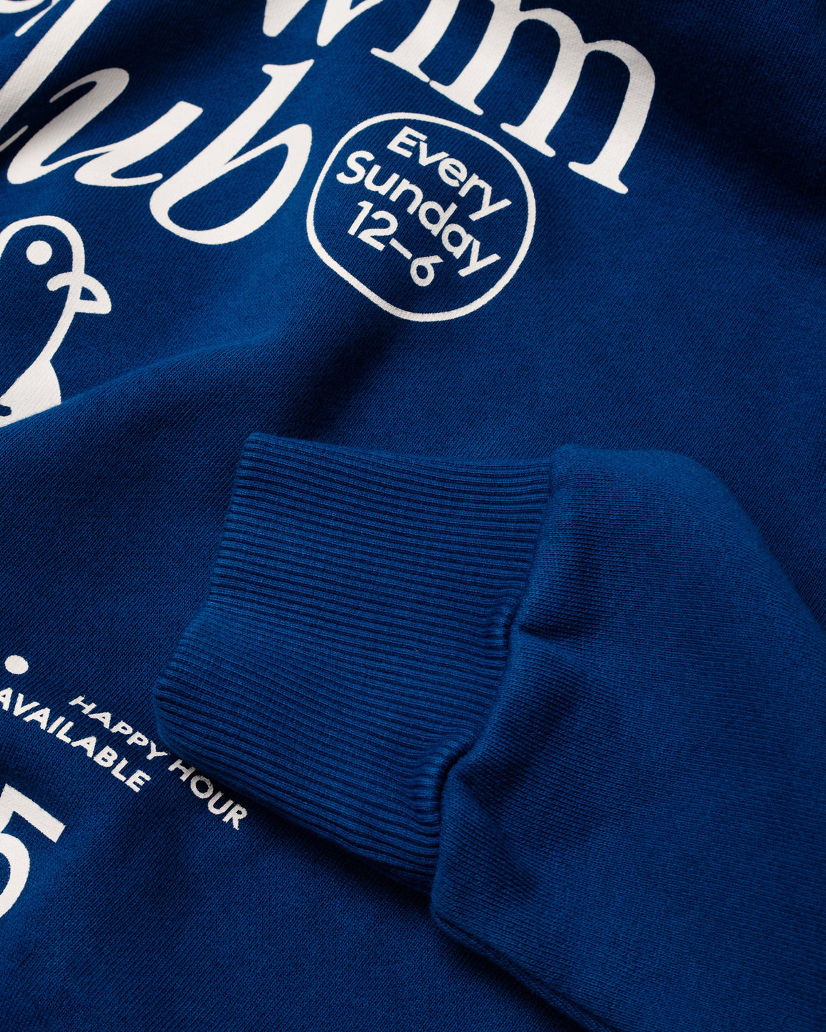 Swim Club Hoodie — Cobalt