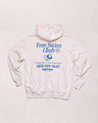 Swim Club Hoodie — White