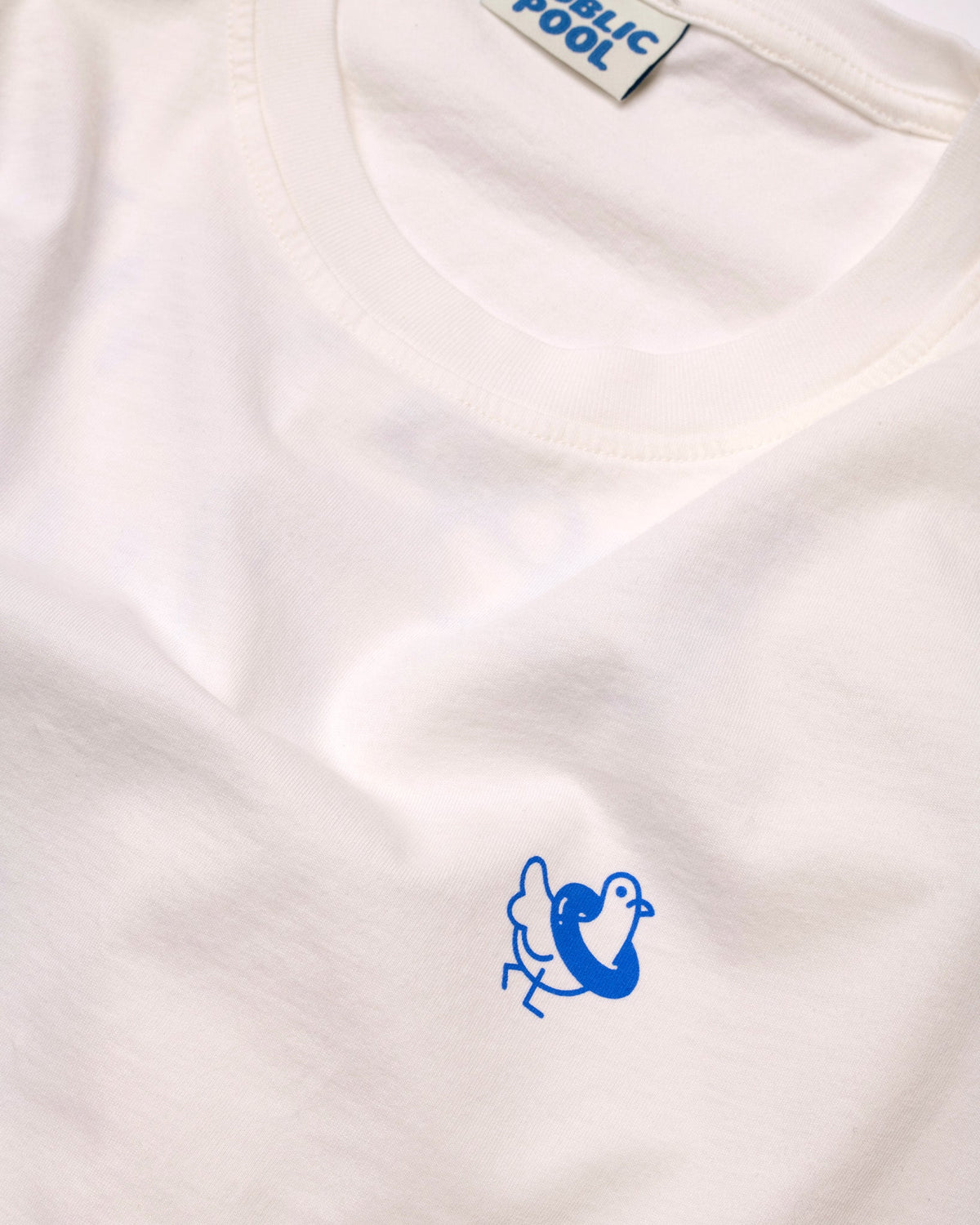 Swim Club Tee — White