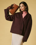 Federica (cognac) - Italian calf leather women's crossbody bag (with shoulder strap) 8