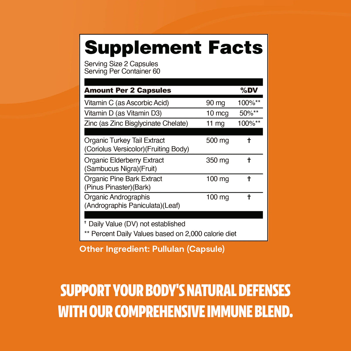 Immunity Blend Capsules, 120 count
