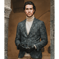 Giovanni (black) - Classic Italian lambskin leather gloves with cashmere lining 6